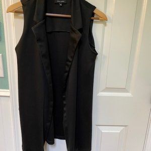 Black Duster Vest